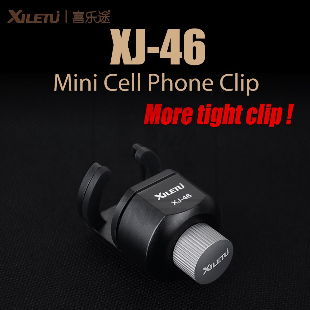 XILETU XJ-46 Mini Mobiele Telefoon Clip Aluminium Universal Bracket Houder Stand Voor Mobiele iPad Alleen 44.5g