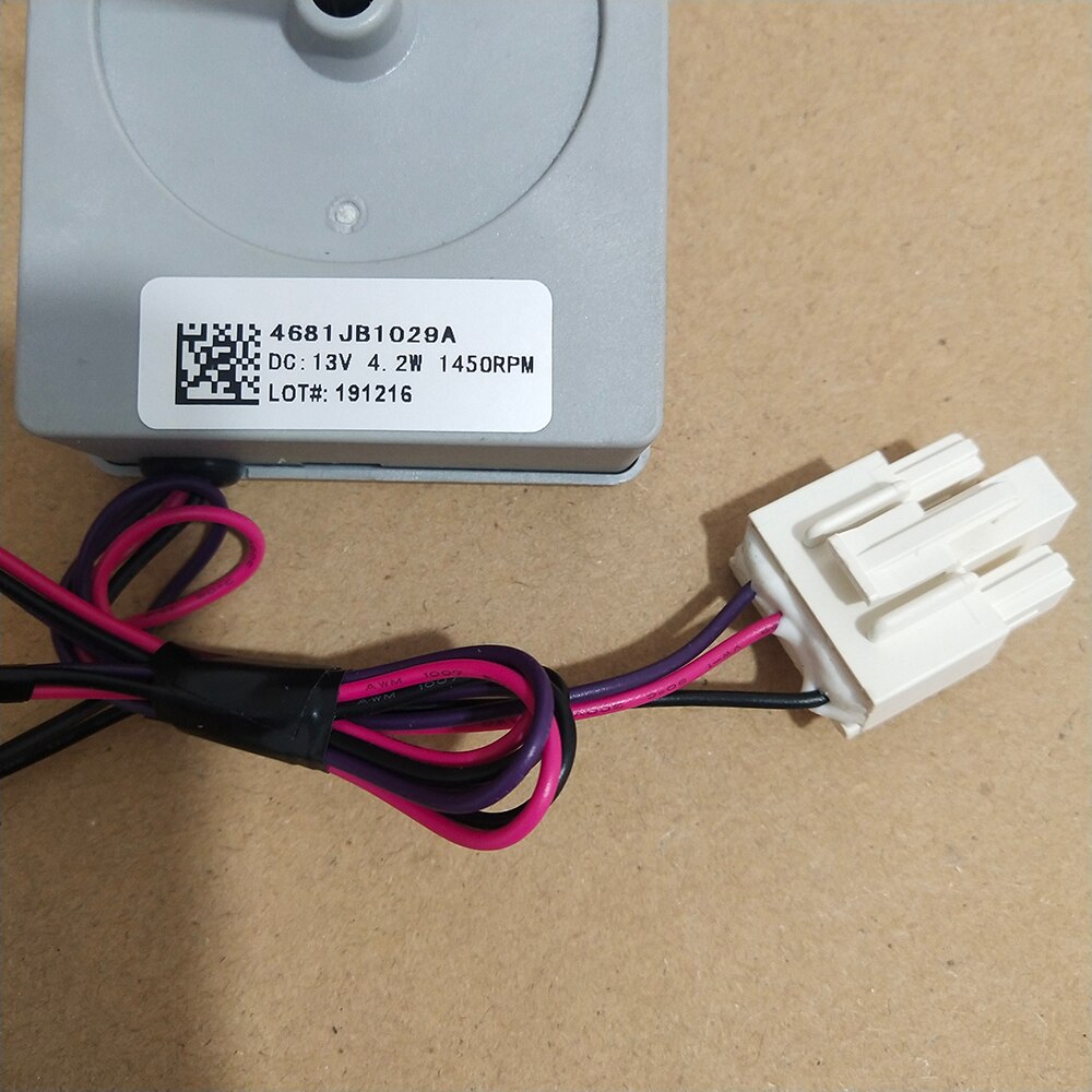 Ersättare kyl frys fläkt motor för lg kyl kyl fläkt rdd 056 x 01 4681 jb 1029a/ b  dc13v frys tillbehör