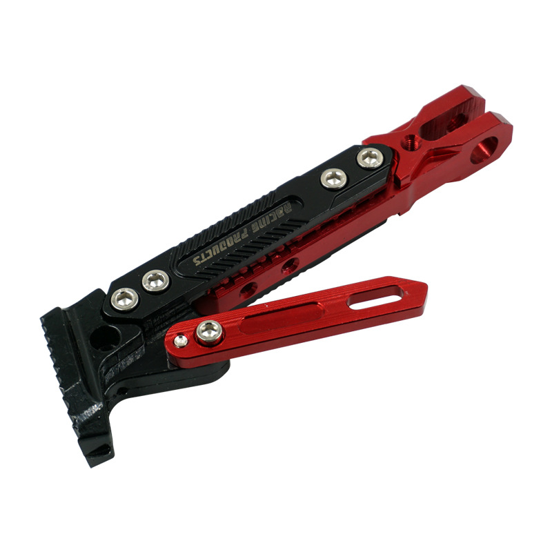 Motorcycle CNC Verstelbare Kick Stand Elektrische Voertuig Zijsteun Zijframe Aluminium Motorfiets Modificatie Accessoires