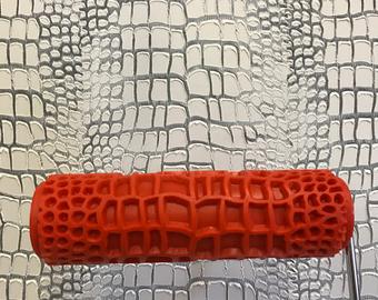 Wzór wałek robić malowania z poliuretanu narzędzie ochrony środowiska pieczęć rolki dekoracyjne cylindra naśladować kamień tłoczone tekstury