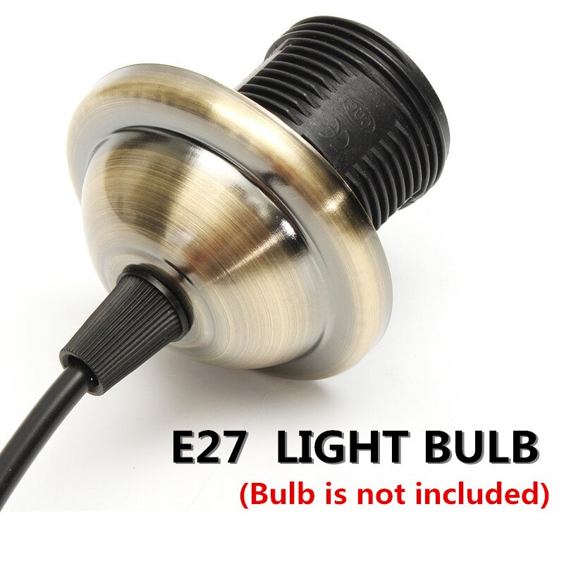 E27 lampor interiör ljuskrona med tak ljuskrona hantverksskruv takrosa lampa pvc tyg flex lampa  ac110v