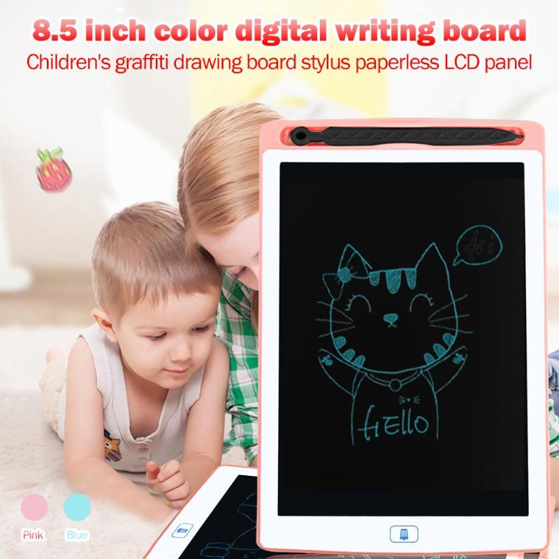 8.5 Inch Portable Smart LCD Writing Tablet Graphics Handwriting Pad Board Electronic Notepad Erasable Drawing Board Kids