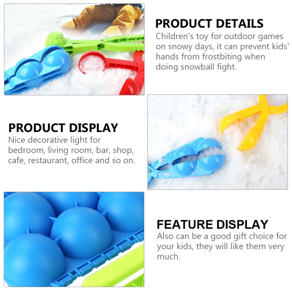 1 Set Snowball Making Tools Outdoor Snowball Maker Kid Snowball