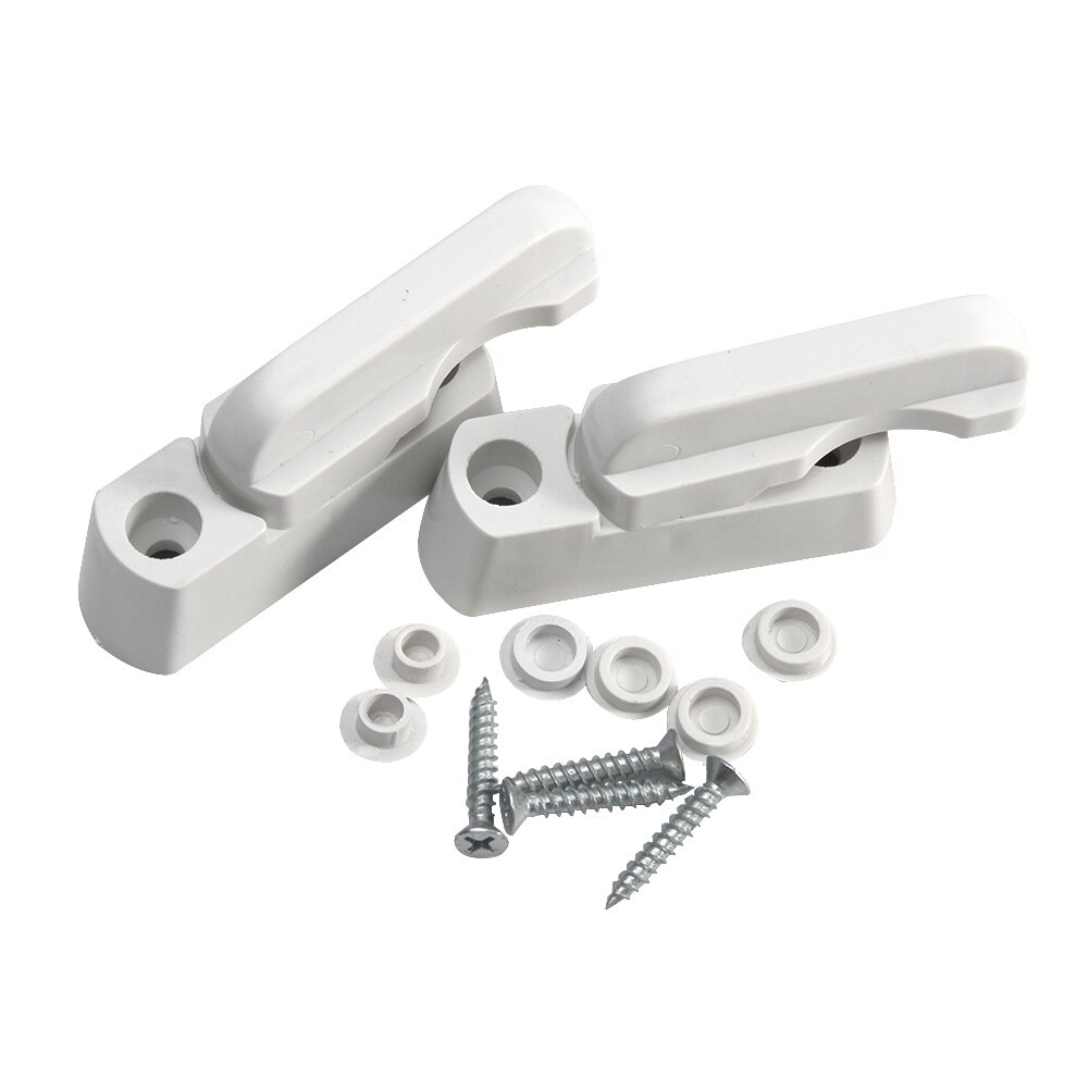 2pcs T Shaped Durable Home UPVC Window With Screws Doors Easy Install Universal Replacement Parts Security Lock