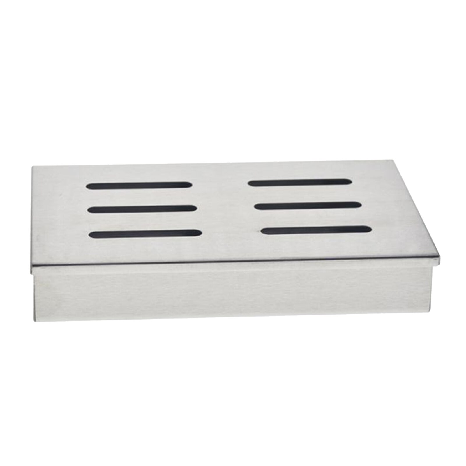 Stainless Steel Meat Smoking Smoker Box Storage Case for BBQ Wood Chips,Barbecue