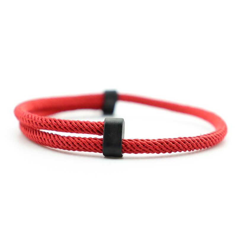 Minimalist Handmade 4mm Milan Rope Bracelet Charms Resizable Red Braclet For Men Women BFF Lucky Armband Jewelry