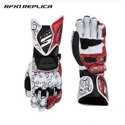 Neue FÜNF 5 HANDSCHUH RFX1 druck Racing Ritter Motorrad motor off-road anti-herbst handschuhe: Rot / L