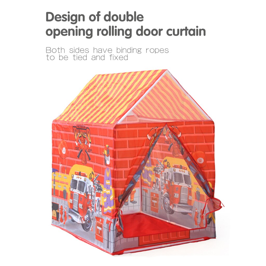 Kinder Spielhaus Wigwam Spielzeug Zelt für Kinder Spielen Zelt Indoor Outdoor Spiel: Fire Fighting