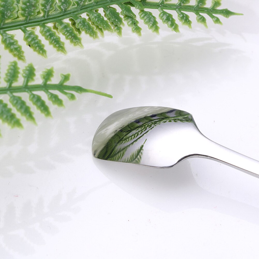 1PC Stainless Steel Coffee Spoon Long Handle Colorful Coffee Scoops Dessert Tea Cocktail Stirring Spoon Kitchen Gadget Tableware
