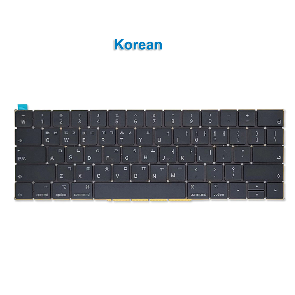 Laptop Keyboard For Macbook Pro 15" A1990 13" A1989 Keyboard US UK Slovak French EMC 3214 Year: pink