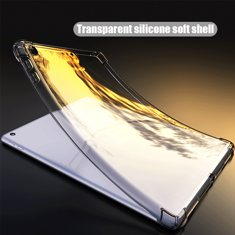Funda de silicona para tableta Apple ipad Mini 1, 2, 3, 4, 5, TPU suave, Airbag, protección transparente para iPad Air 2, 3, 4, 5 Pro 9,7