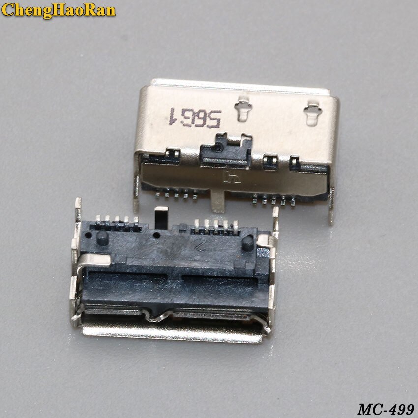 Chenghaoran 2 kpl micro usb 3.0 jack 10 pin naaras pistoke tail latausportti mobiili kovalevy liitäntä mikroliitin: No 15