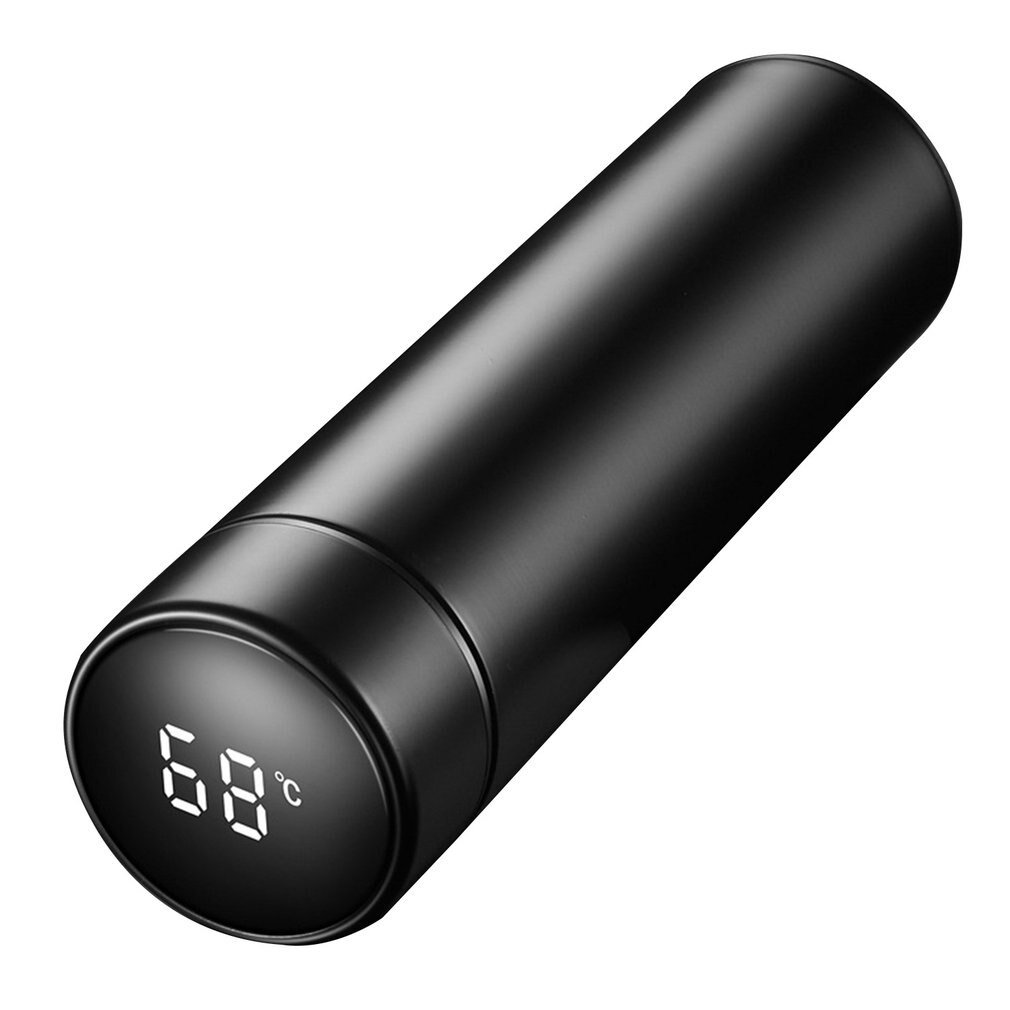 500ML Stainless Steel Insulation Smart Water Bottle, Leak Proof, Double Walled, Keep Drink & Cold, LCD Temperature Display