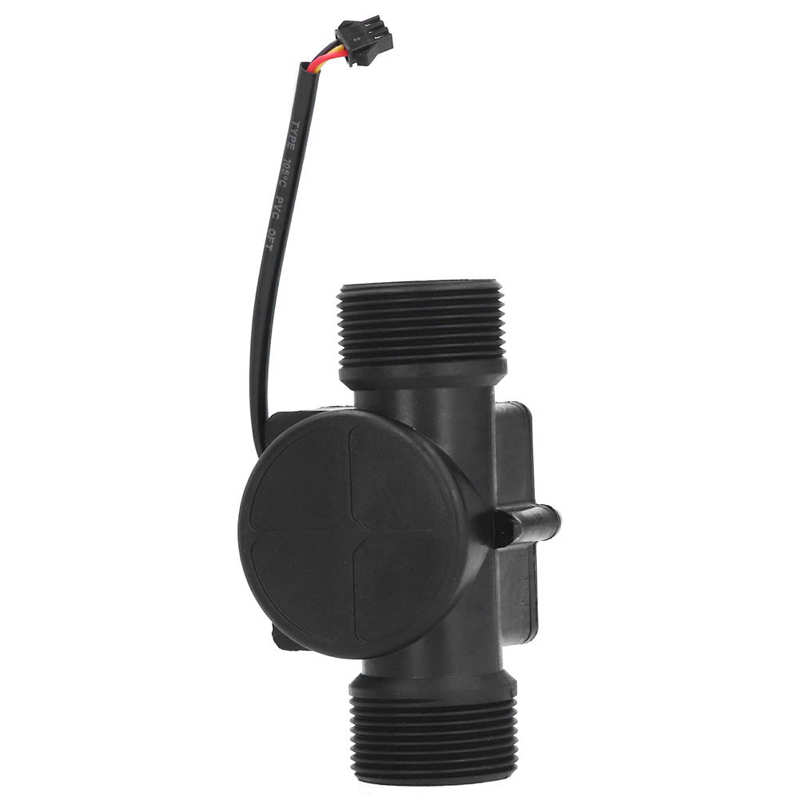 YF-DN32 G1.25in Industrial Flow Meter Pipe Water Flowmeter Counter Hall Sensor DC3-24V