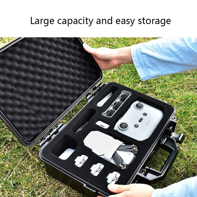 Boîte de rangement étanche et antidéflagrante, mallette de transport de grande capacité pour accessoires de Drone DJI Mini 2