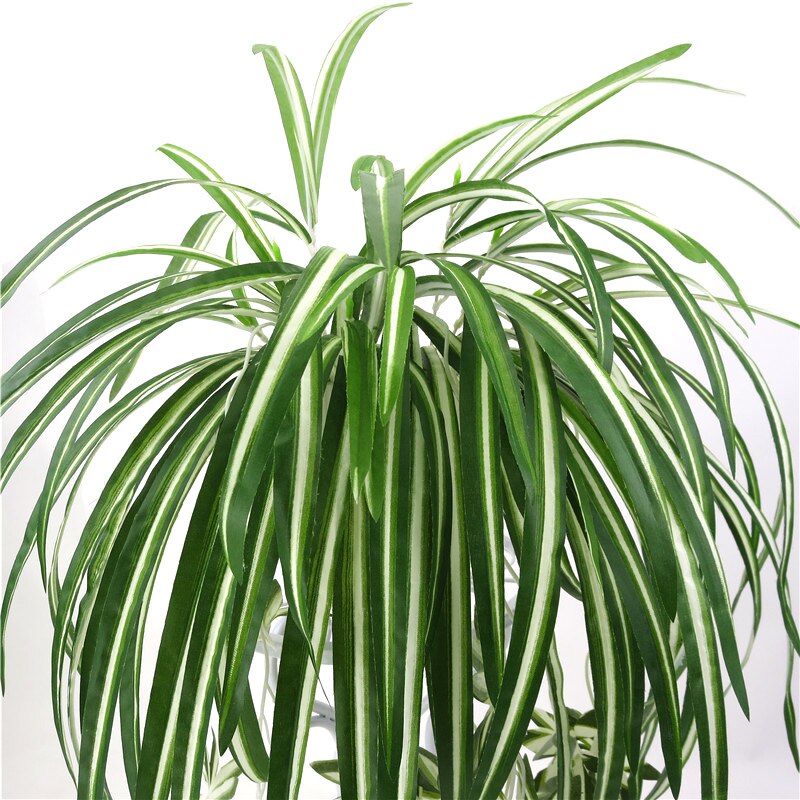 65cm Künstliche blumen pflanzen Wand Hängen Chlorophytum vergossen grünen pflanzen PVC Gefälschte Simulation blume wohnzimmer wohnkultur