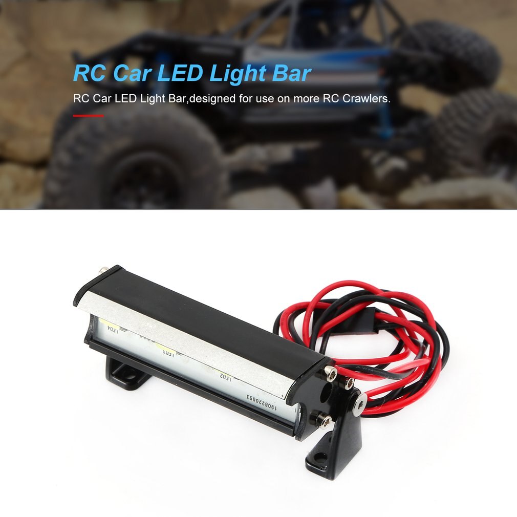 RC Auto LED Licht Bar für Traxxas Traxxas 1/16 Teton/Gipfel/E-Revo Redcat RC Felsen Raupe lkw Körper Hülse Dach Lichter