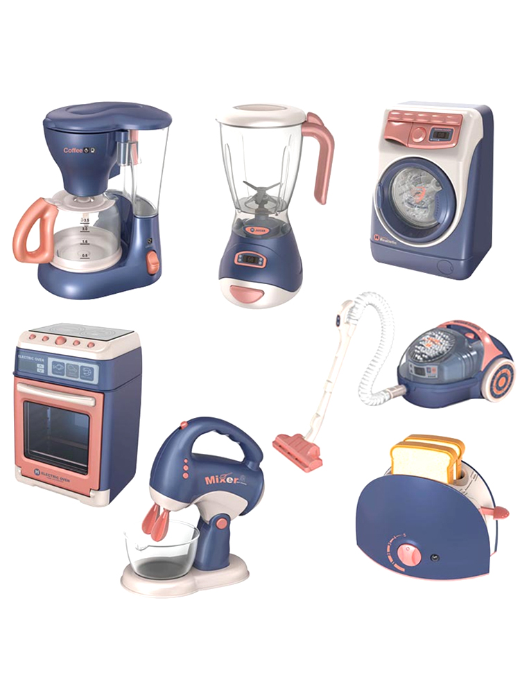 Kinderen Pretend Play Keuken Speelgoed Kinderen Keuken Mini Oven Mixer Brood Maker Speelgoed Roller Wasmachine Baby Onderwijs Speelgoed Cadeau