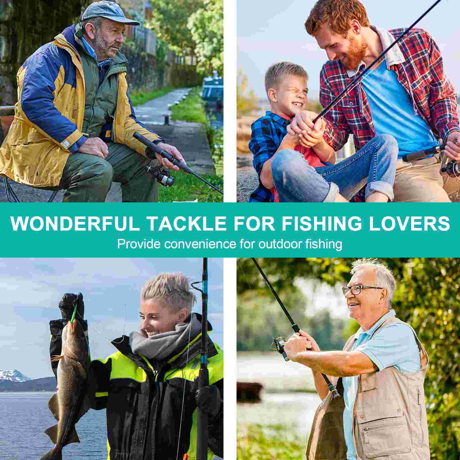 1pc Lightweight Fishing Rod Portable Fishing Rod Metal Rod Fishing Rod for Fishing Outdoor