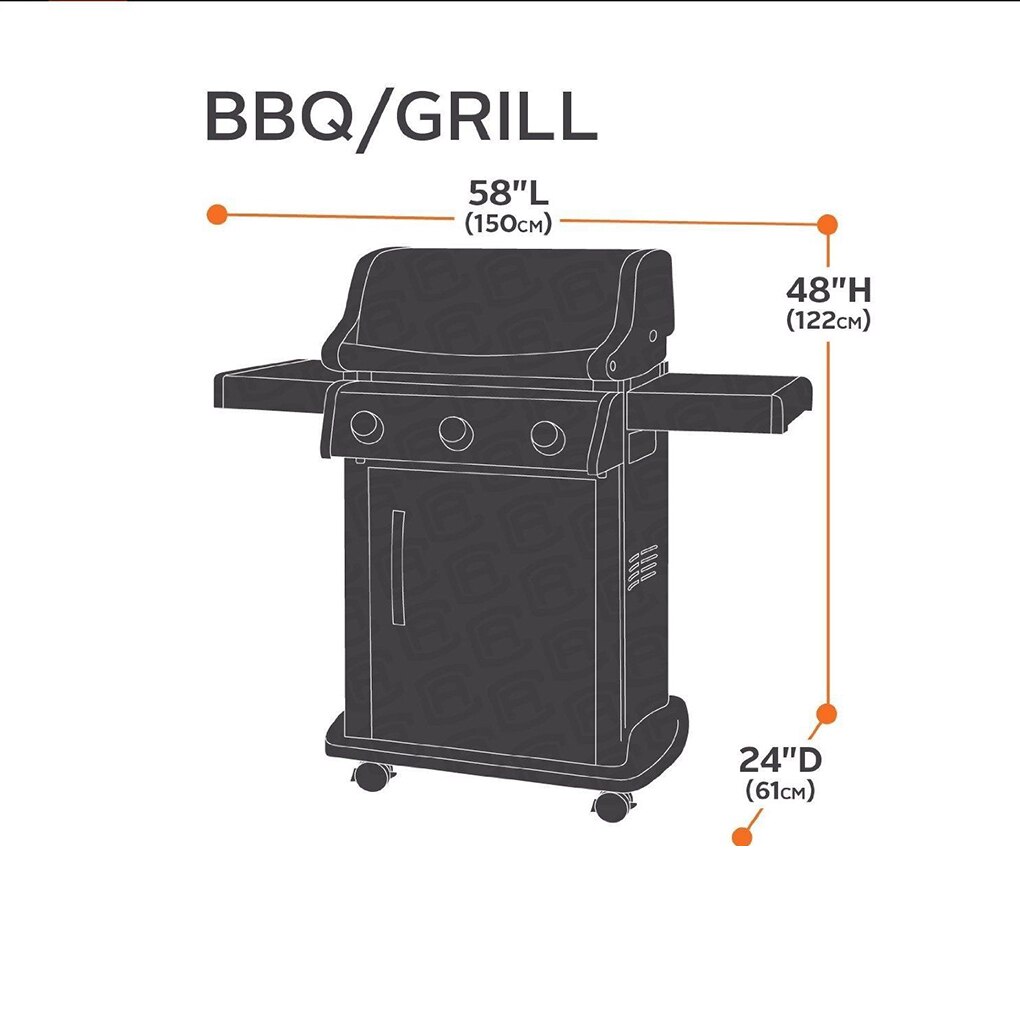 Gas BBQ Grill 58 "64" 70 "72" Abdeckung Wasserdicht Grill Abdeckung für Weber Holland Jenn-Luft Luft Brinkmann verkohlen Braten