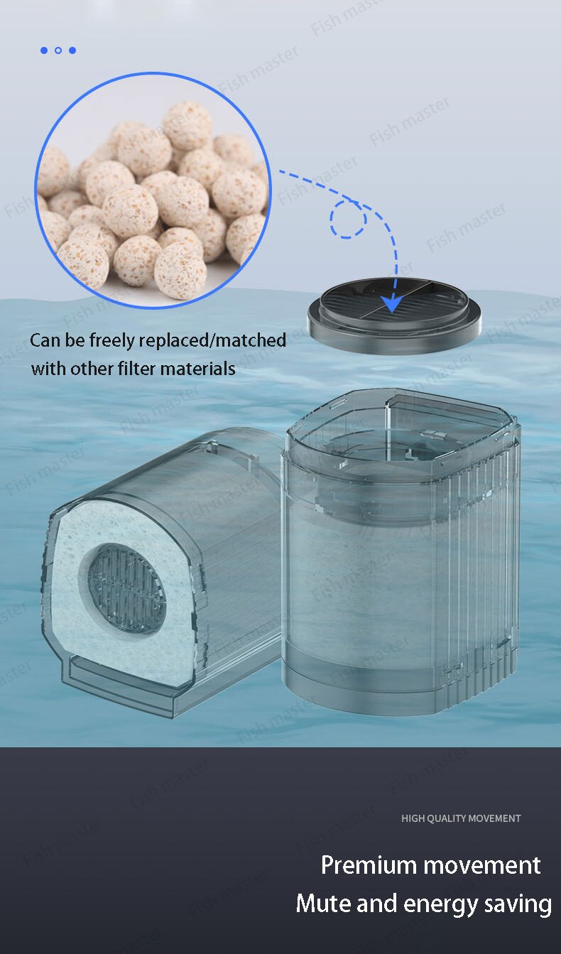 Fish tank aquarium filter barrel box suction automatic gold fish tank circulation feces collection and separation water