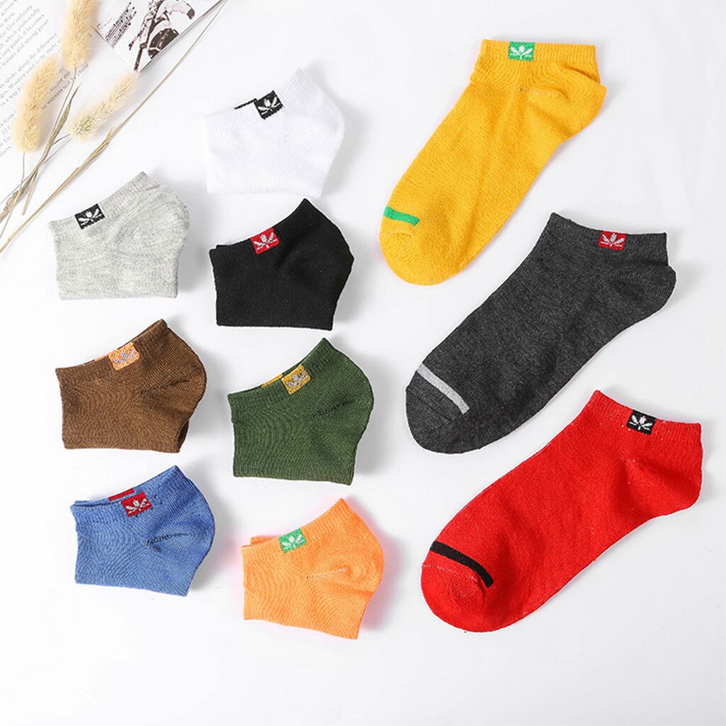 Men Stripe Boat Socks Ultra-thin Elastic Short Socks Male Casual Harajuku Breathable Little Pineapple Heap Socks Py6
