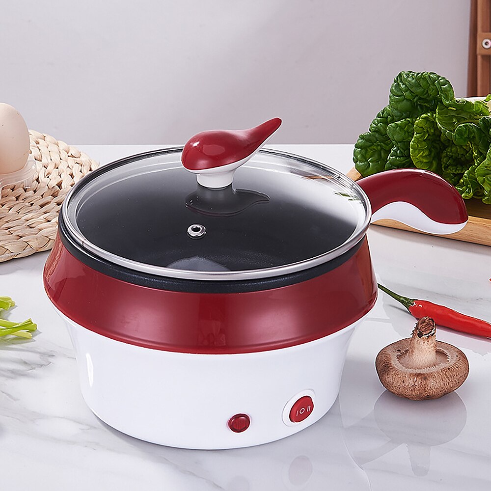 Electric Multi Cooker Frying Pan Grill Pot Mini Rice Cooker Steamer Egg Steamer Soup Heater Pot Frying Pan H