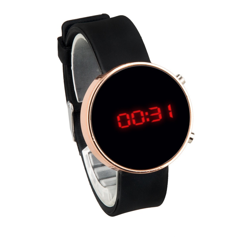 Sport smart digitalt ur kvinder led dato display silikone rem armbånd ure mænd elektroniske armbåndsure børn ur