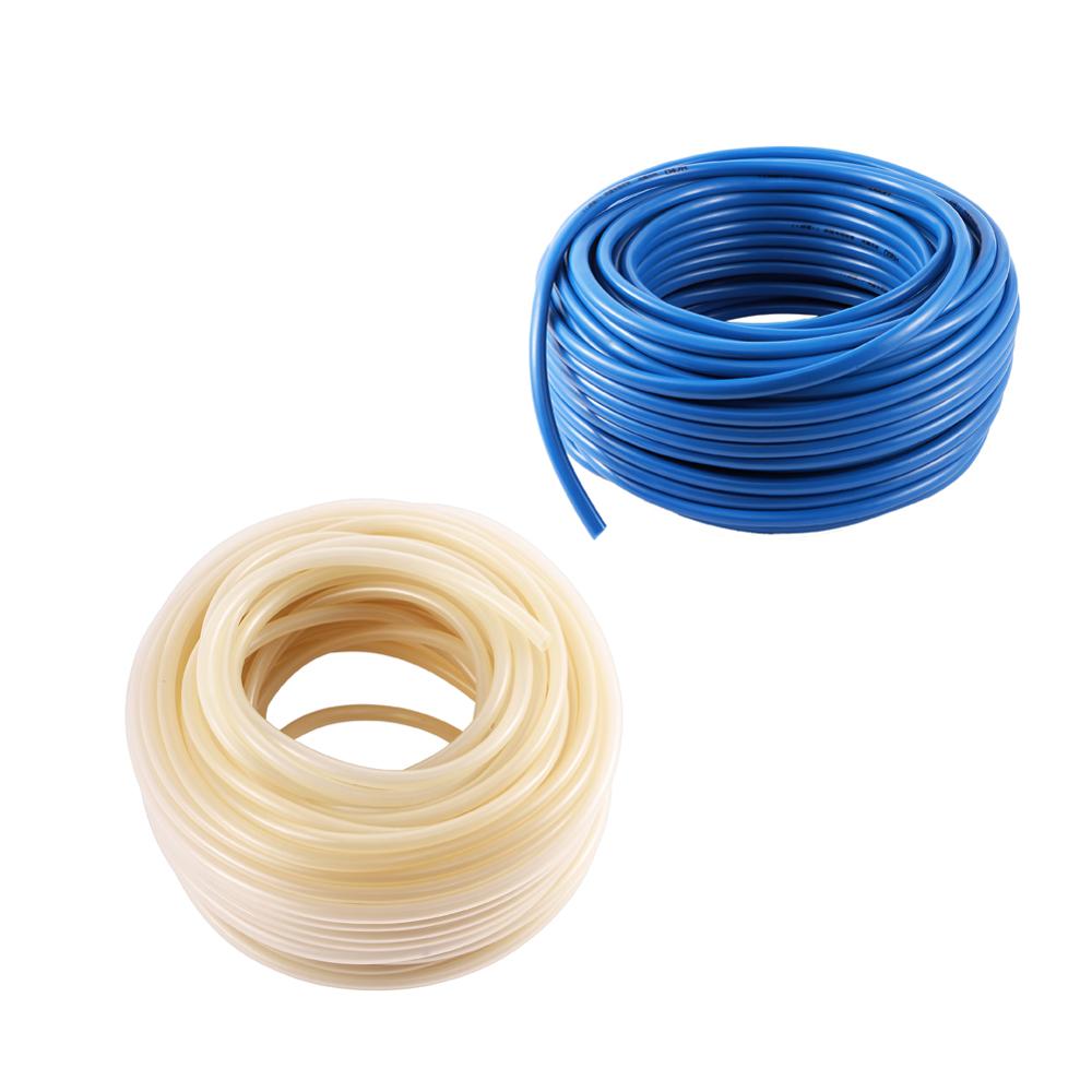 1m Poultry Animal Drinking Water Pipe White/Blue Hose Chicken Duck Rabbit Bird Pigeon Automatic Waterer Drinking Pipe ID 9.5mm