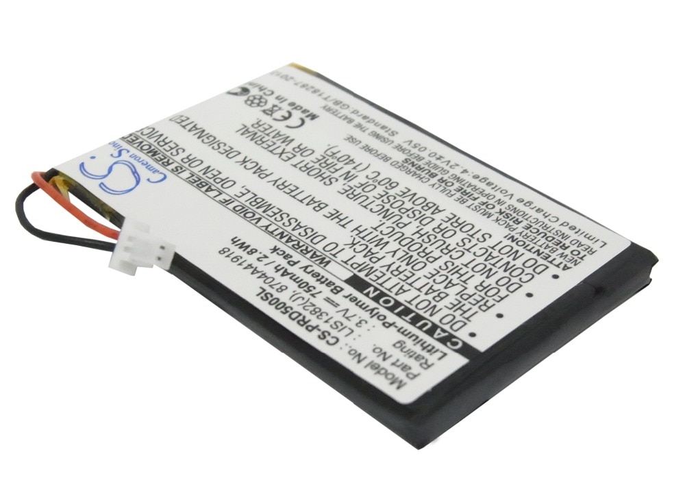 Cameron sino 750 mah batteri lis 1382( j) for sony bærbar leser prs -500,  prs -505, prs -700bc, hvis prs -505, , vennligst sjekk versjonen