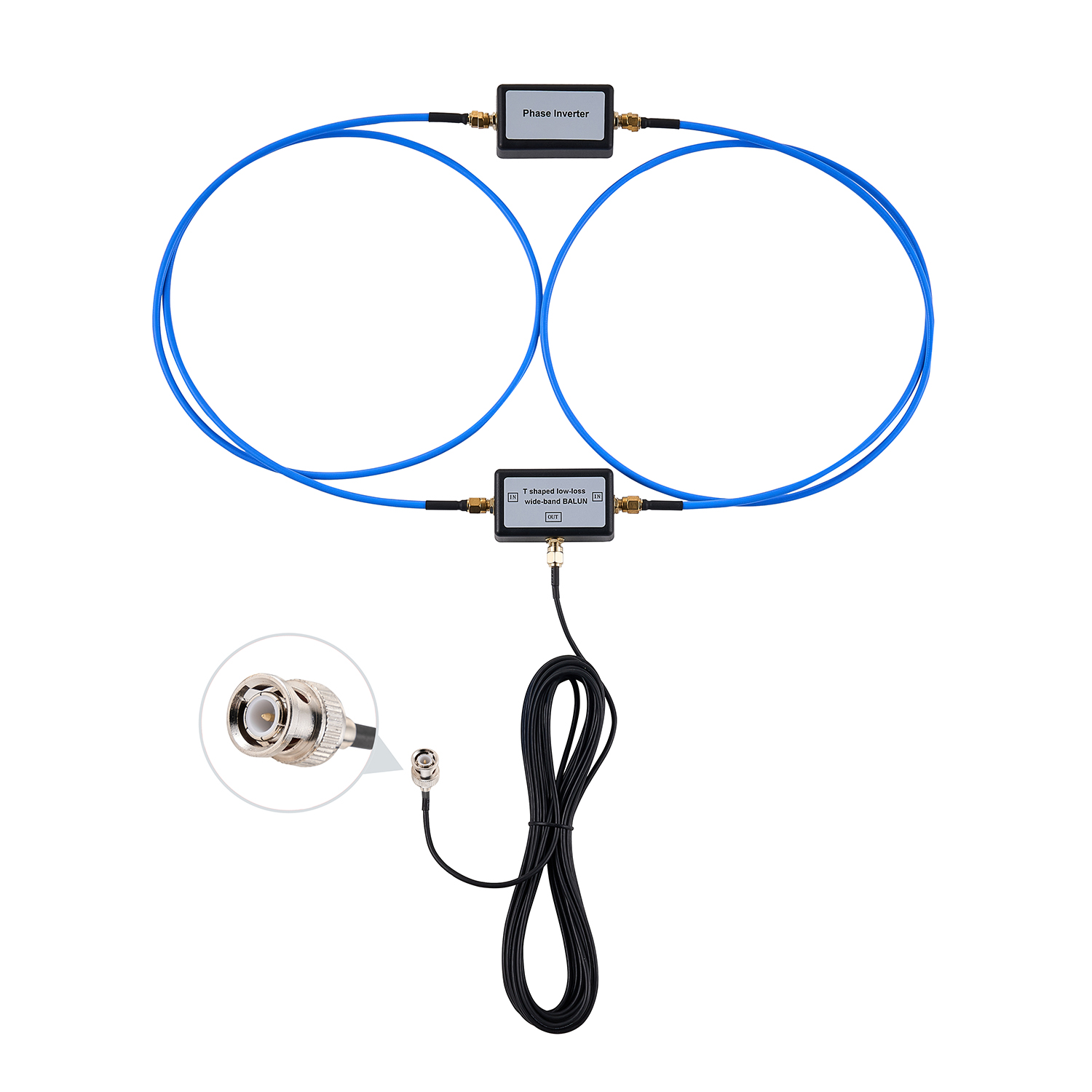 YouLoop ORIGINAL Portable Passive Magnetic Loop Antenna for HF and VHF: BNC connector