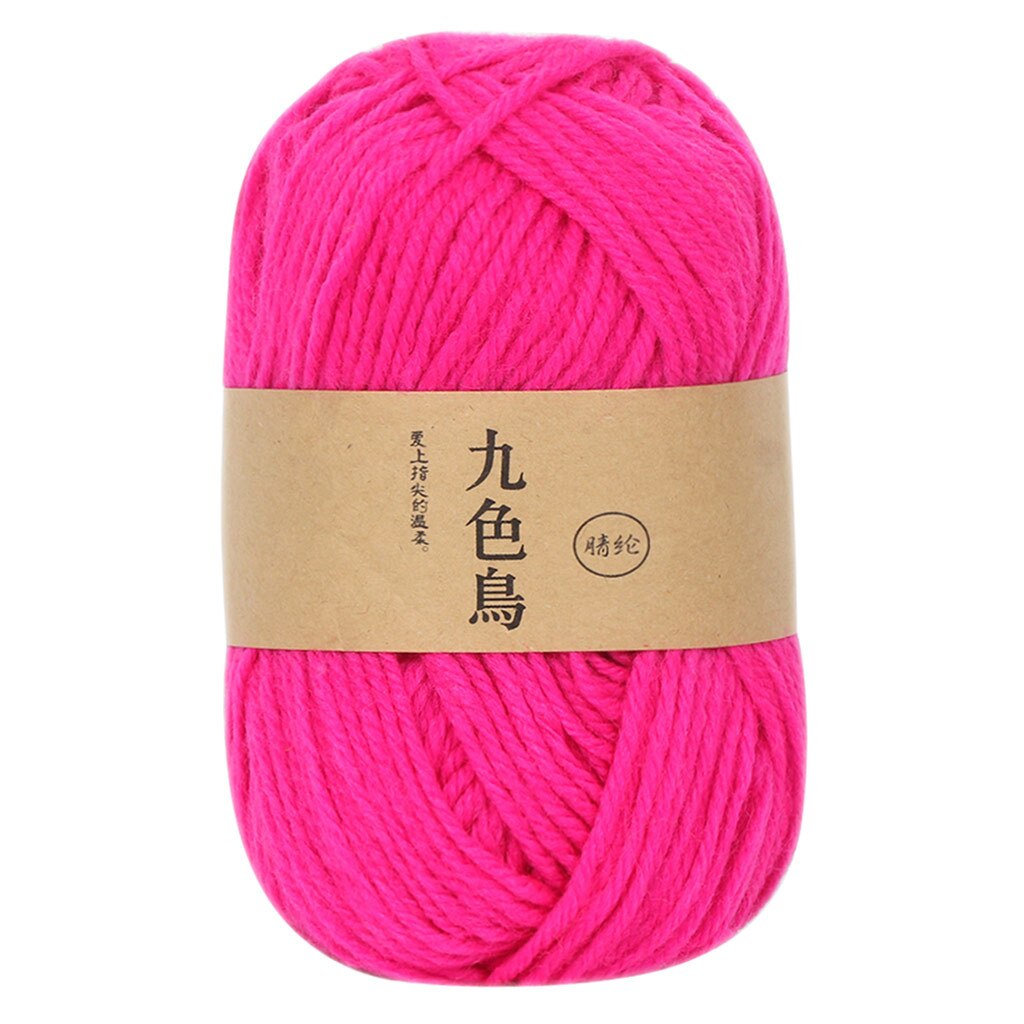 Acrylic Line Crochet Diy Medium Thick Cushion Doll Hook Shoes Line Wool Crochet Yarn Hand Knitting Wool Crochet Yarn For Scarf: L