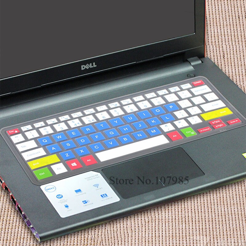 Laptop keyboard cover Protector Skin For Dell Inspiron 13 7373 7437 7370 E7370 13.3"/ Inspiron 15 15.6" 7000 5579 7573 P70F: candyblue