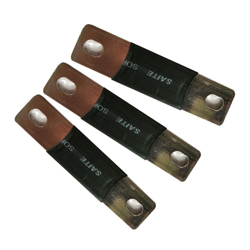 400A Pure Copper Nickel Plate Busbar For Lithium 3.7V 3.2V Lifepo4 Battery Cell Connector Antioxidation For 280Ah 2mm thick: 3PCS