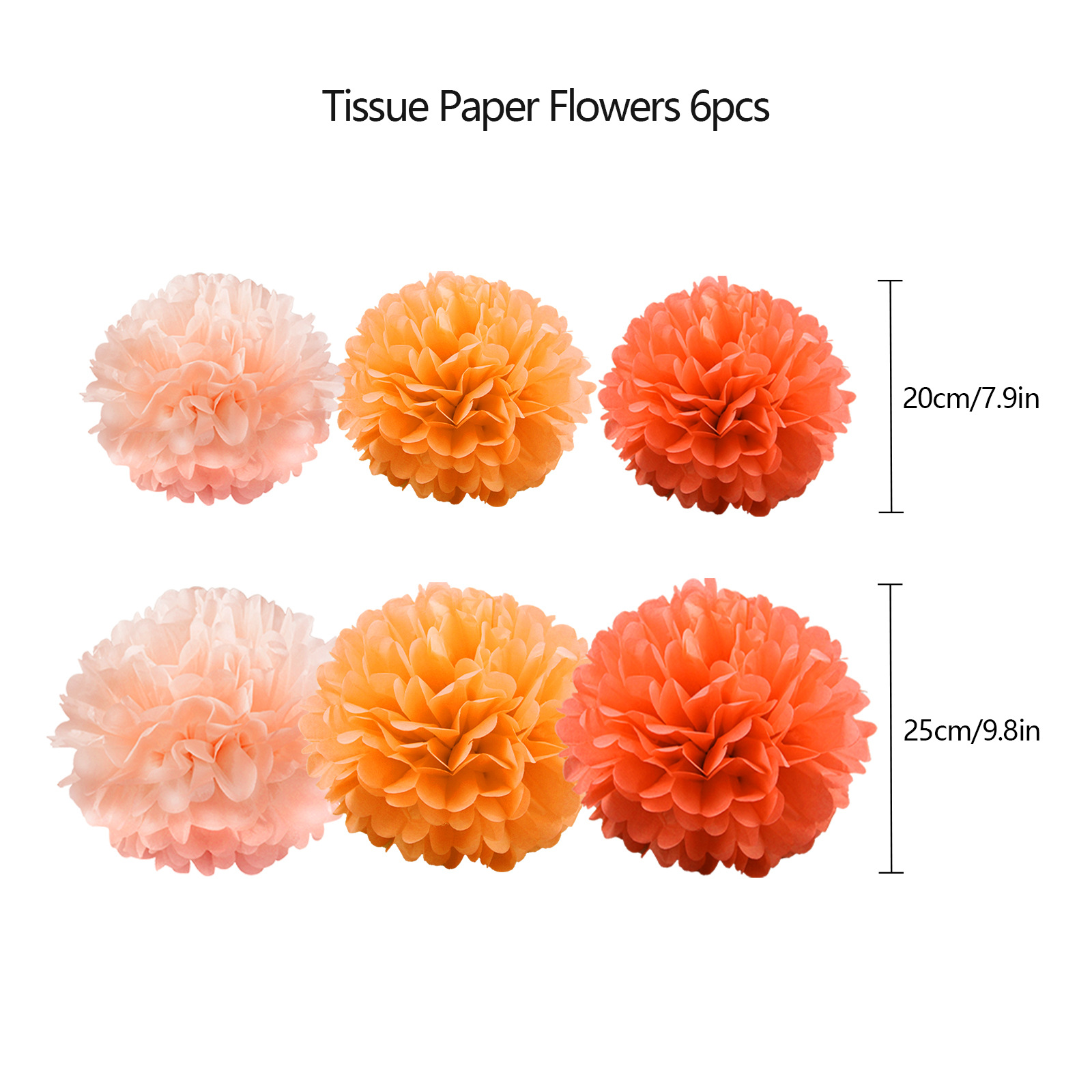 Orange Happy Birthday Banner Decorations Boho Happy Fall Birthday Party Paper Garland Pompom Flower Fan Tassel Streamer Supplies: Olive