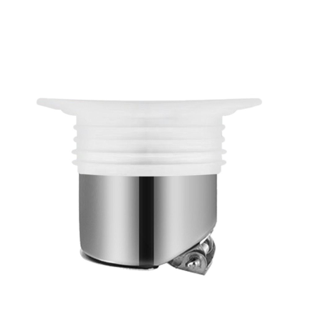 Roestvrijstalen Geurbestendige Afvoerkern Keuken Riool Afdichtring Van Deodorant Core Plug Badkamer Voorkoming Geur Accessoires: WHITE