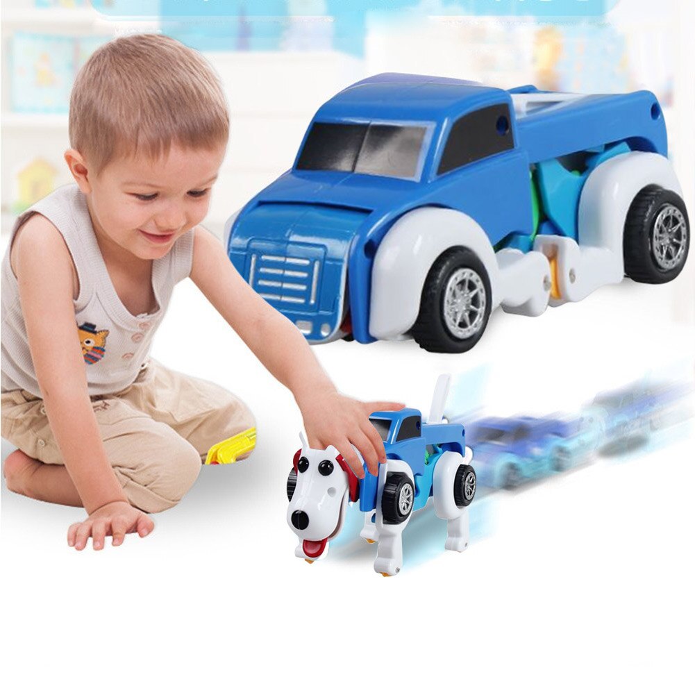 Auto Wind-Up Smart Speelgoed Voor Kinderen Automatische Trans Jongen Speelgoed Wind-Up Hond Speelgoed