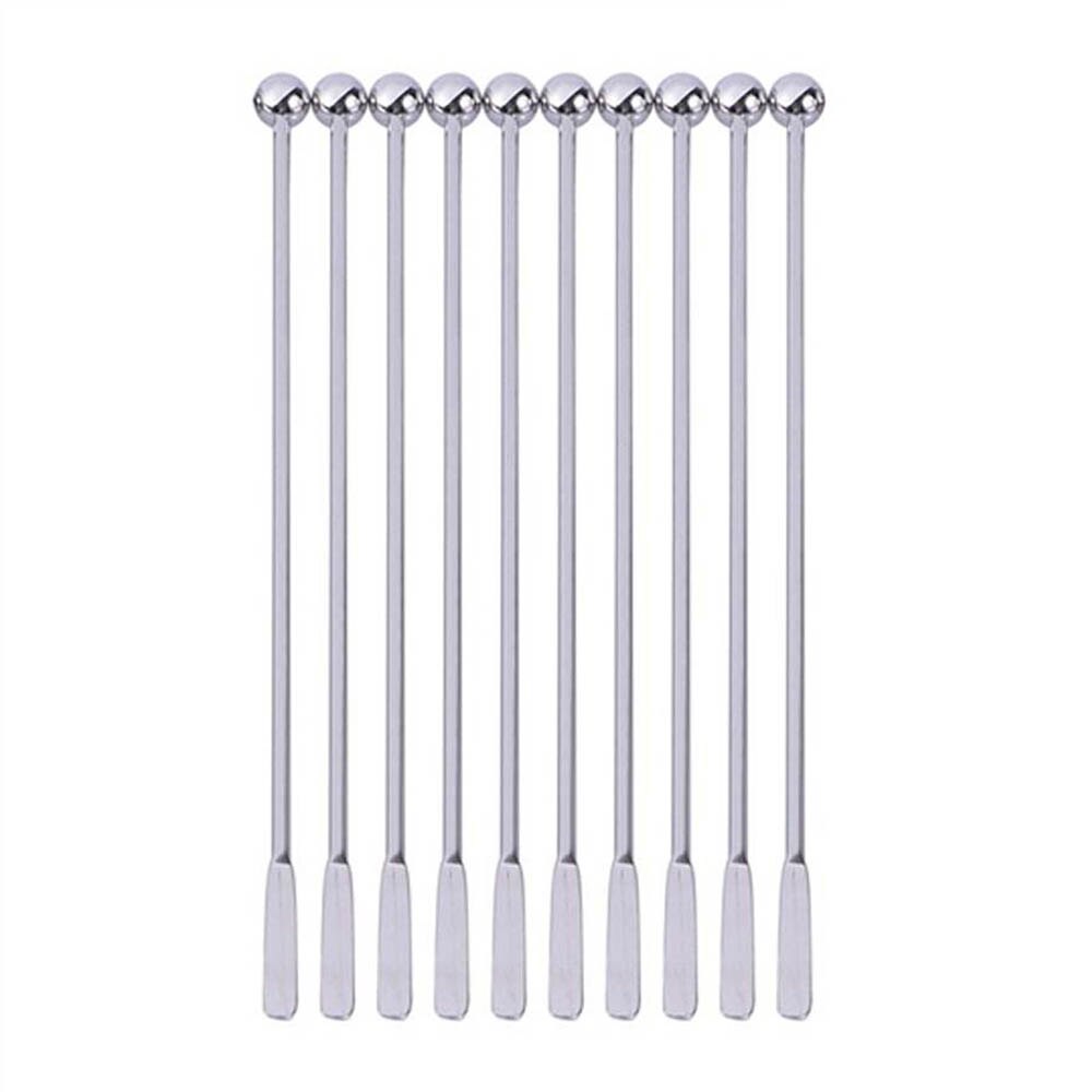 19 Cm Rvs Mengen Cocktail Stirrers Sticks Voor Wedding Party Bar Swizzle Drink Mixer Bar Muddler