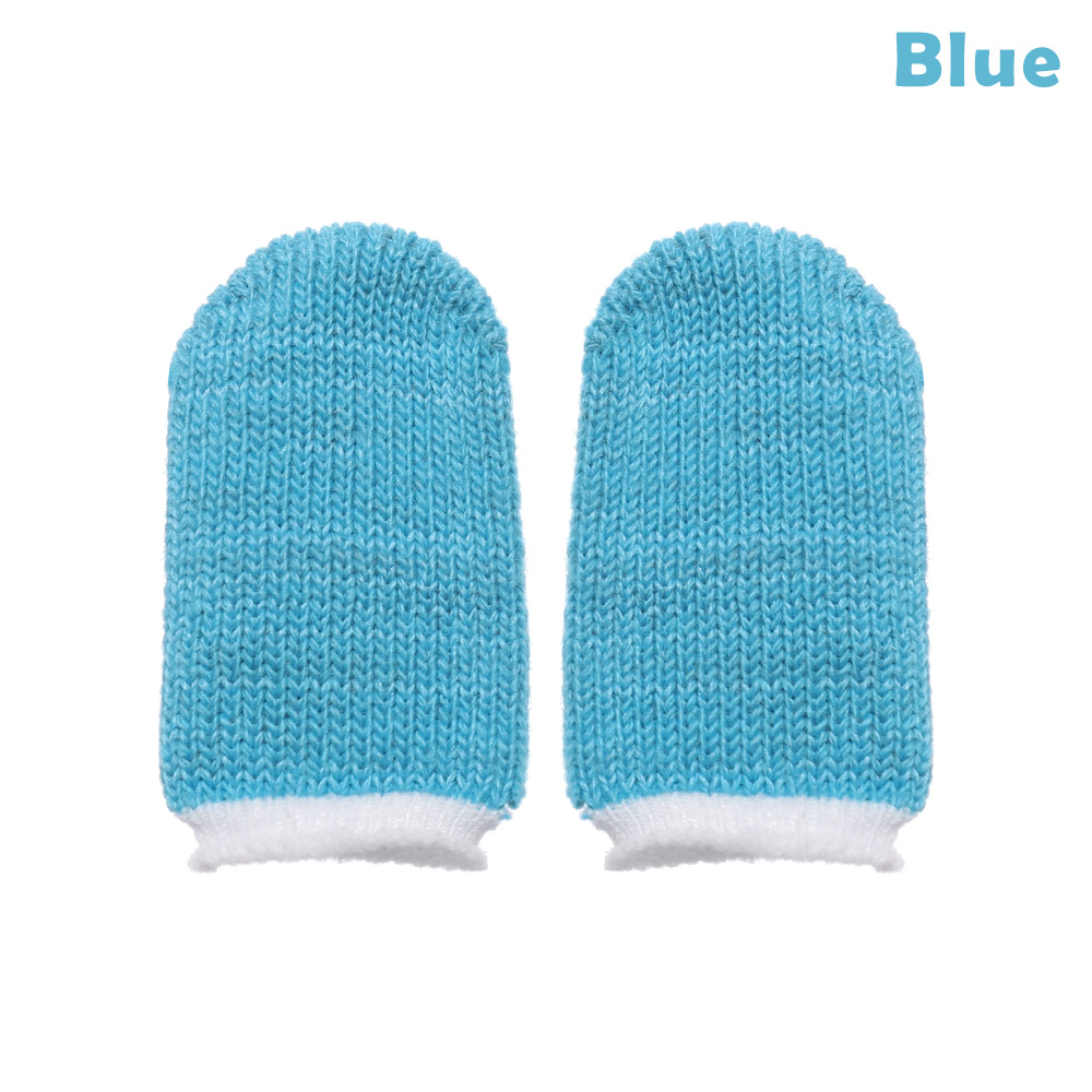 Funda para el dedo guantes pantalla táctil completa juego yemas de los dedos a prueba de sudor antiestático teléfono móvil Tablet antiestático juego Accesorios: blue