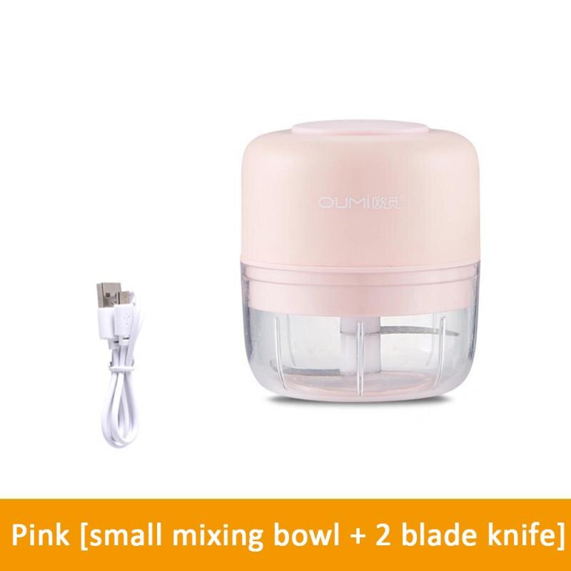 Garlic Grinder Slicer Mincing Machine Minced Hand Electric Grinder Grill Vegetable Meat Cutter Chopper Shredder Kitchen Tools: 03