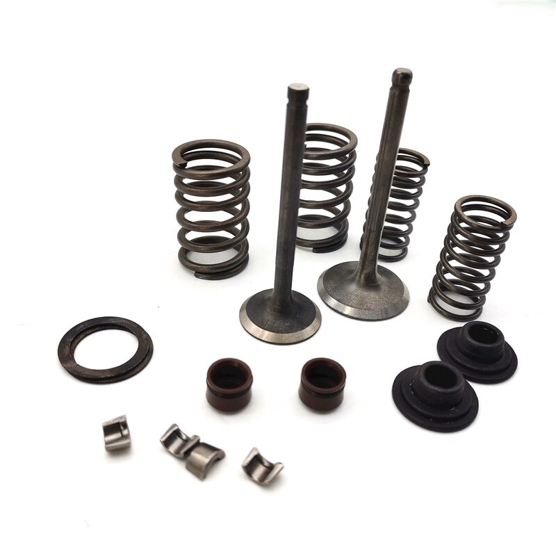 Valve Assembly Intake Exhaust Stem Shaft for GY6 150 157QMJ 1P57QMJ 4 Stroke Air-cooling Scooter Moped