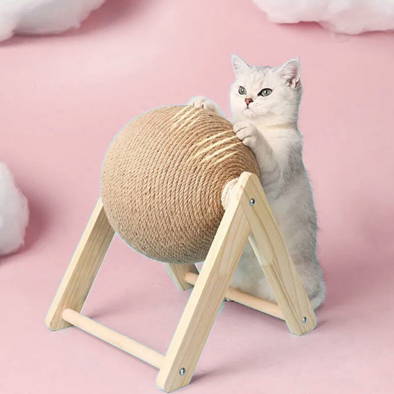 Kat Krassen Bal Speelgoed Kitten Sisal Touw Bal Speelgoed Katten Board Slijpen Poten Scratcher Slijtvaste Huisdier Meubels Levert