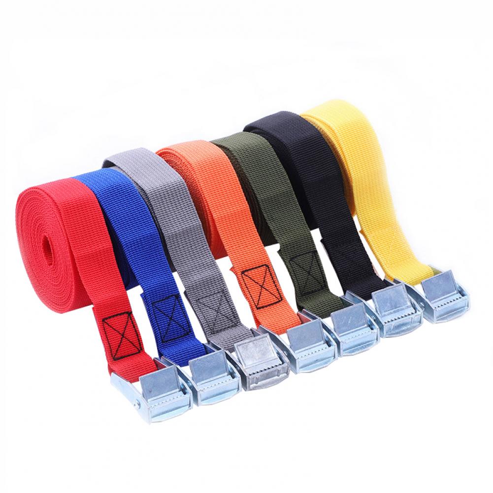 100CM Cargo Strap High Strength Wear-resistant Portable 250 Lbs Cargo Tie Down Cam Strap for Car