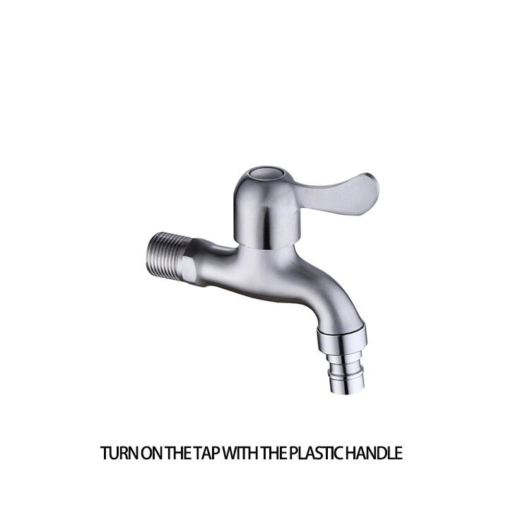 ZOTOBON Convenient Washing Machine Faucet Brass Tap Chrome Plated Water Outlet Kitchen Bathroom Bidet Faucet Fast on Faucets M11: 2