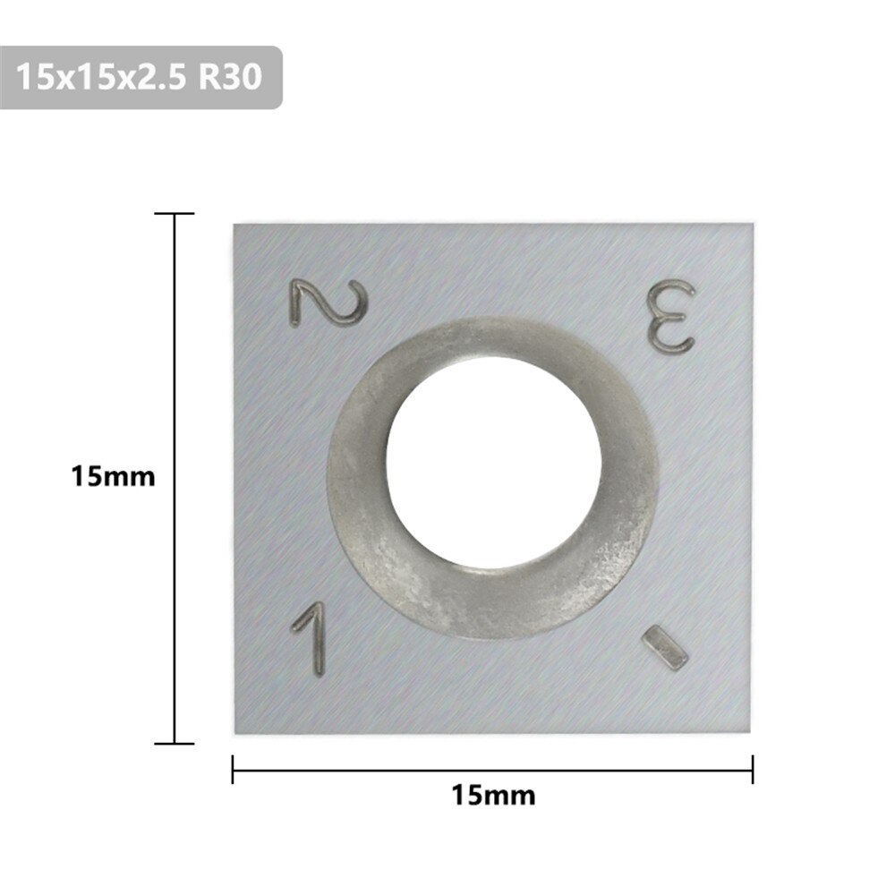 15 x 15 x 2.5mm 30 graders hårdmetalskærerindsatser til drejebænk til drejebænk  ht1913