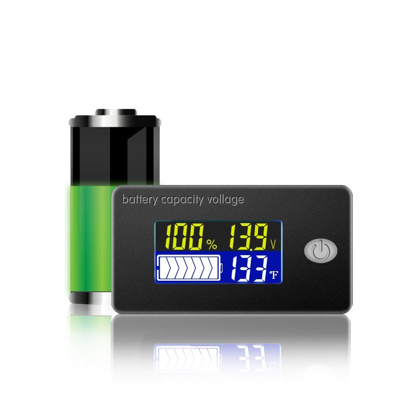 JS-C35 3S 4S 5S 7S 10S 13S Battery Capacity Indicator 12V 36V 48V 72V Display LCD Voltmeter Temperature Meter Power level Tester