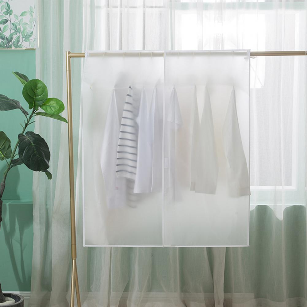 PEVA	Hanging Closet Cover Closet Cover Dust-proof Transparent Closet Cover PEVA Lace Up Clothes Protector for Bathroom