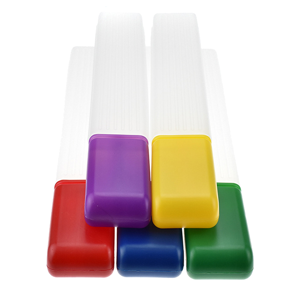 5PCS Knitting Needles Container Long Plastic Knitting Needle Container Sewing Tool Container for Home: Default Title