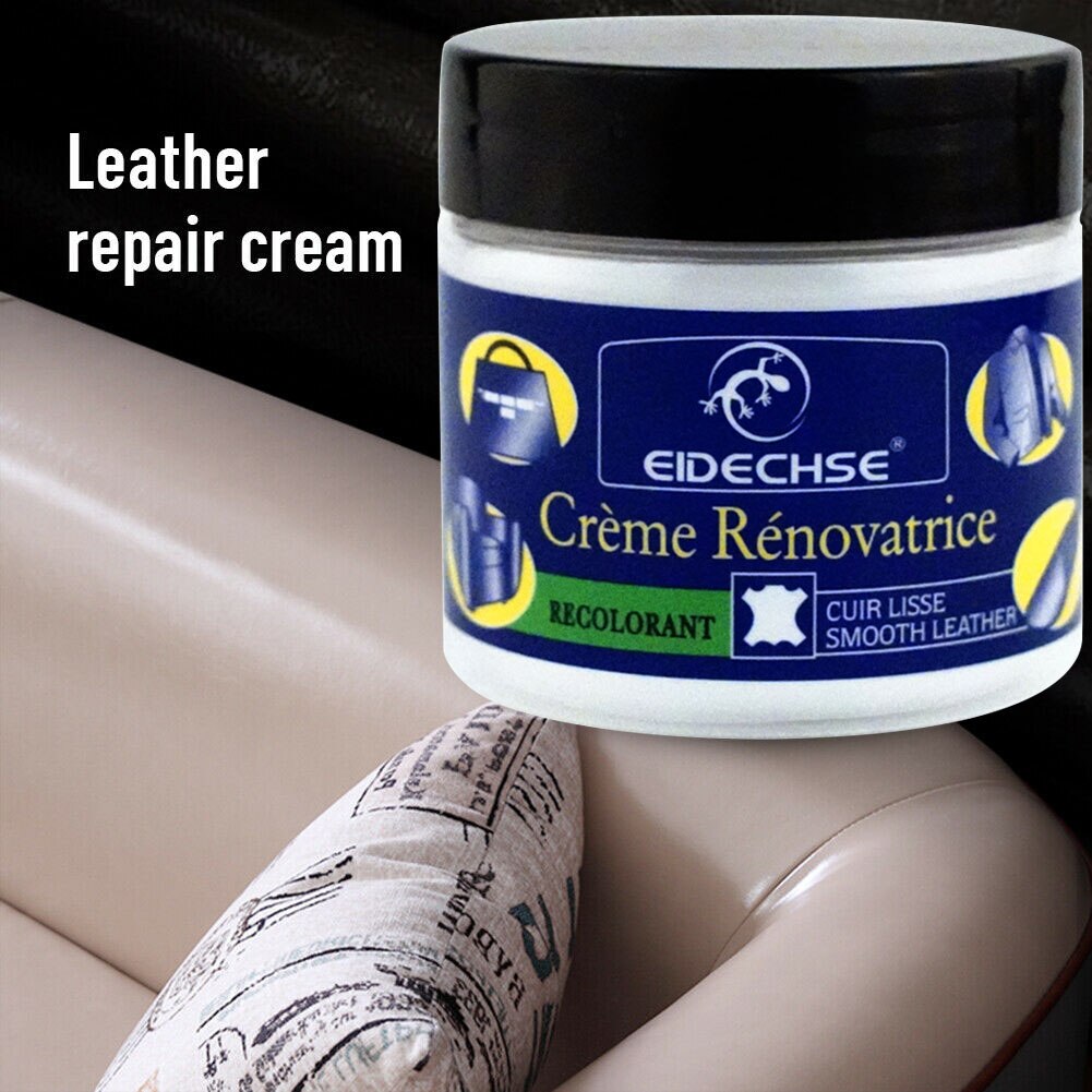 Leather Vinyl Repair Filler Compound Cream for Leather Restoration Cracks Burns Car Seat Sofa Holes