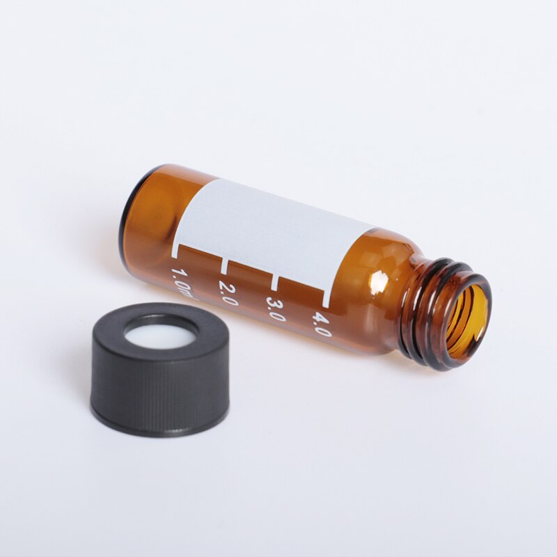 100 Pcs Chromatography Autosampler Vial 4ml Glass Reagent Bottle for lab